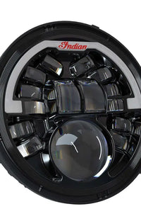 Indian Scout Pathfinder 5 3/4 in. Adaptive LED Headlight, Gloss Black