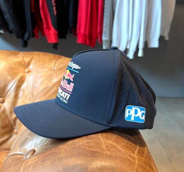 NEW Curved Snapback Troy Lee Designs Red Bull Ducati Blue Hat