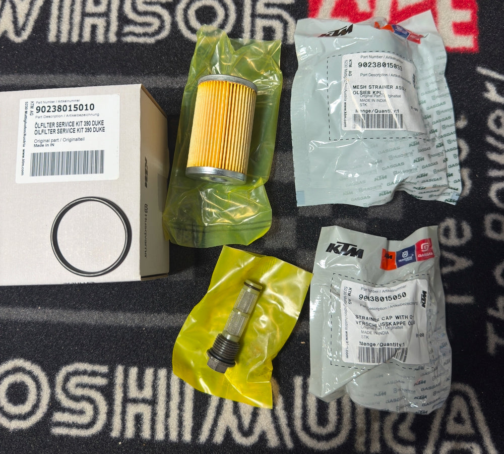 NEW KTM OIL FILTER KIT 390 DUKE R RC ADVENTURE CUP 2014-2024 90238015010
