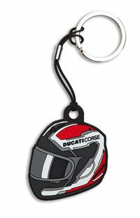DC Helmet Rubber Key Ring