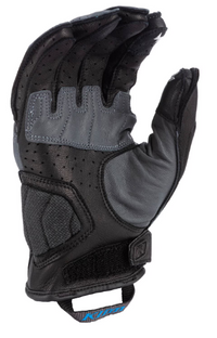 NEW Klim Induction Glove Asphalt - Electric Blue Lemon