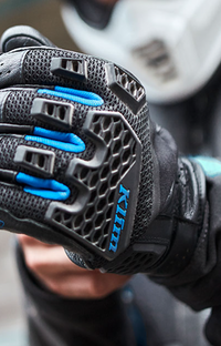 NEW Klim Baja S4 Glove Black - Kinetik Blue