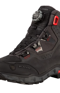 NEW Klim Outlander GTX Boot Asphalt - High Risk Red