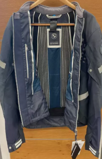 New BMW Mens Aravis AIR Jacket Blue