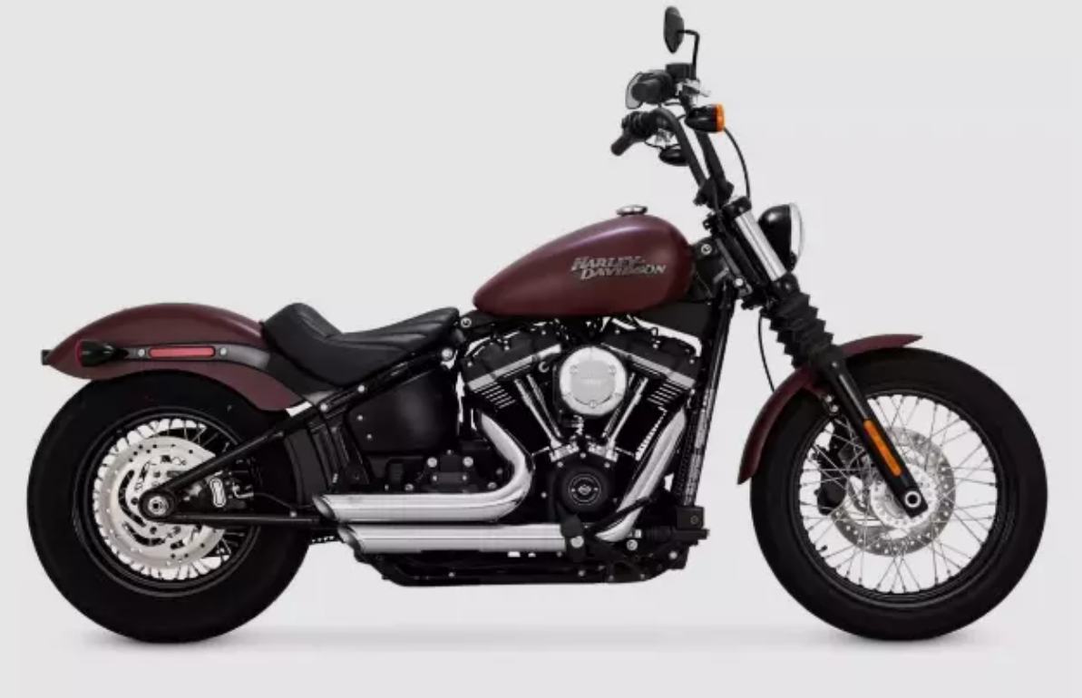 NEW Vance & Hines Shortshots Staggered Exhaust System for Softail 17233 VH0289