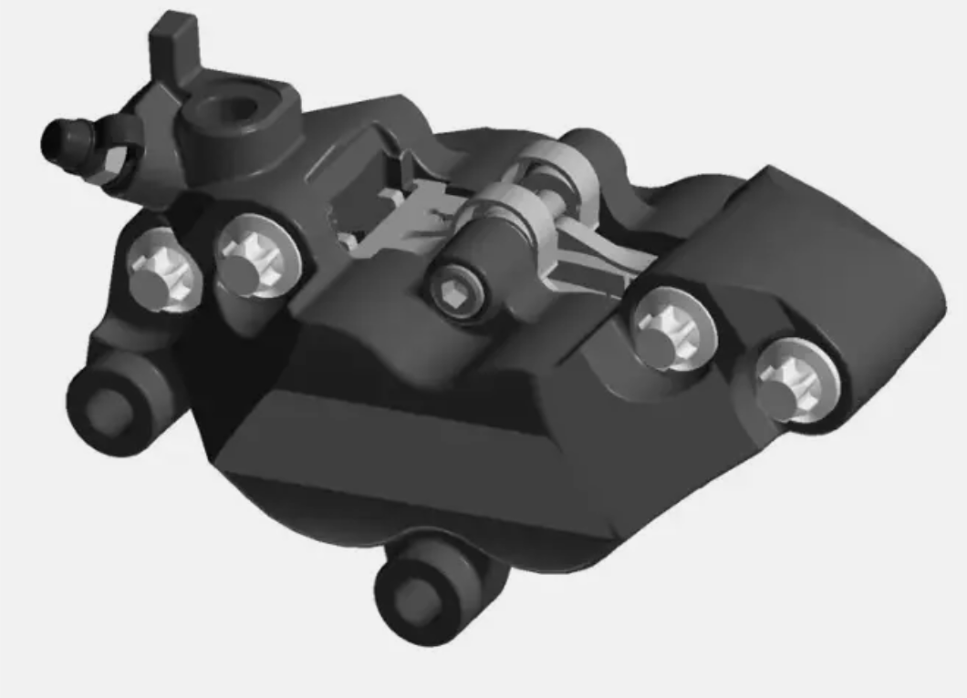 NEW OEM Caliper, Front, Left, Cruiser Black, Part 1912390-266
