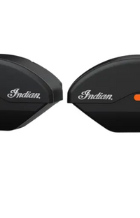 NEW Indian Quick Release Semi-Rigid Saddlebags in Black, Pair 2889282-VBA