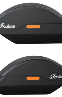 NEW Indian Quick Release Semi-Rigid Saddlebags in Black, Pair 2889282-VBA