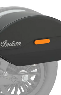 NEW Indian Quick Release Semi-Rigid Saddlebags in Black, Pair 2889282-VBA