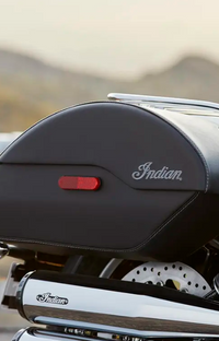 NEW Indian Quick Release Semi-Rigid Saddlebags in Black, Pair 2889282-VBA