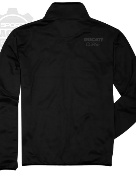 NEW Ducati DC Sport Full Zip Fleece Jacket Black