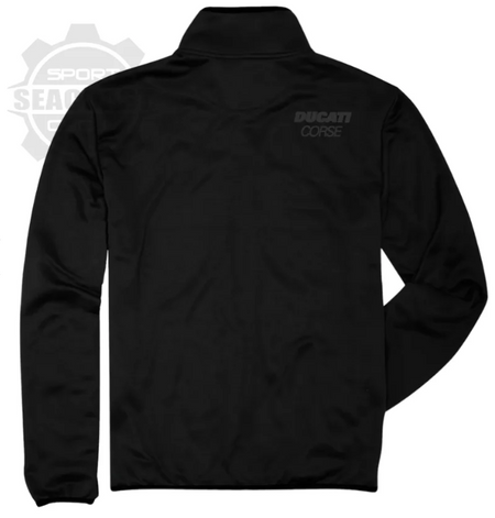 NEW Ducati DC Sport Full Zip Fleece Jacket Black