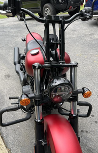 NEW Indian 10” Chief Moto Handlebar Risers, Black 2890452