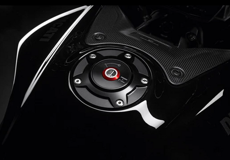 NEW OEM Ducati Black Billet Aluminium Tank Cap 97780051BA