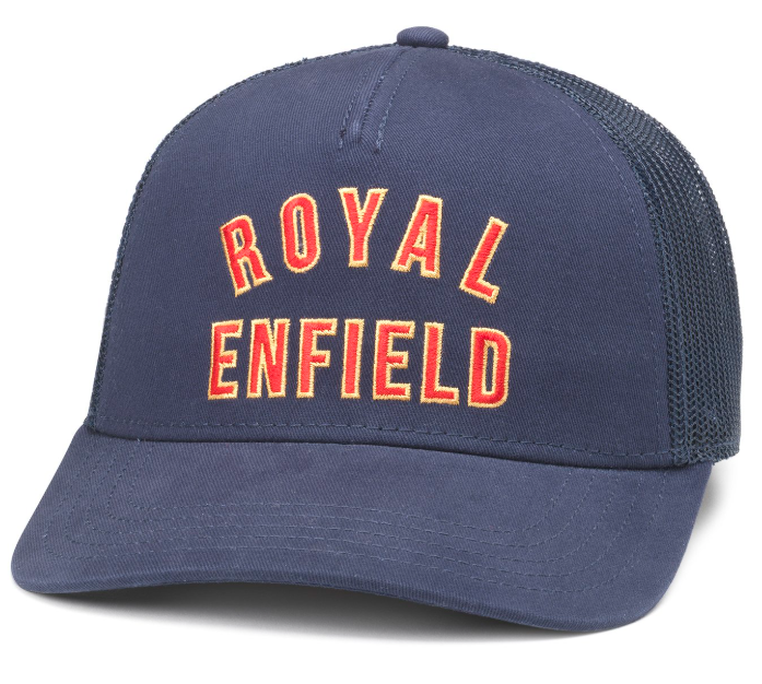 NEW OEM Royal Enfield Shifter Trucker Cap Navy Blue RLCCAP000008