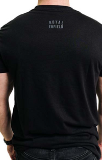 NEW OEM Royal Enfield Moto-Anatomy Men's Crew Neck Tee Jet Black