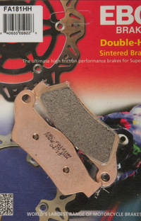 EBC Double-H Sintered Brake Pads FA181HH 61-1182 1721-0939 15-181H