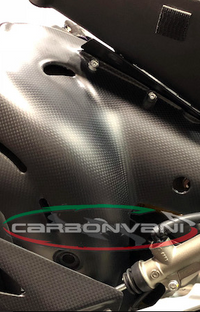 NEW Carbonvani Ducati Carbon Fiber Exhaust Collector Guard Kit