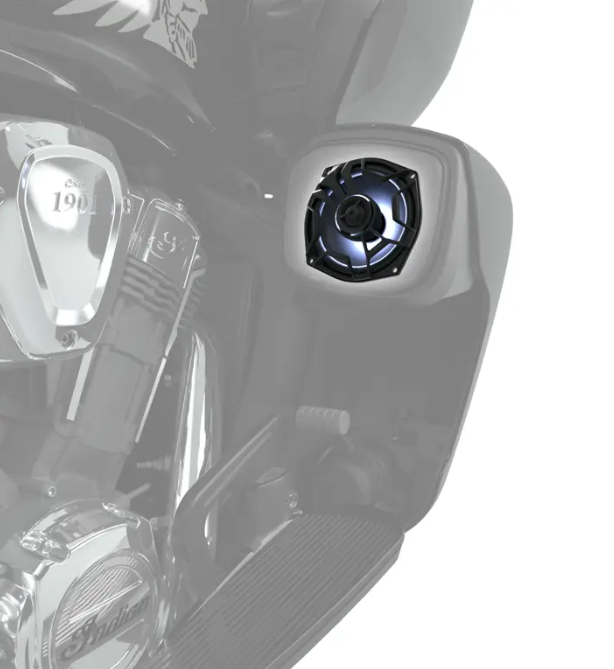 NEW Indian PowerBand Speakers w/ Bass Boost and UnderGlow, 5-1/4 in. 2890574
