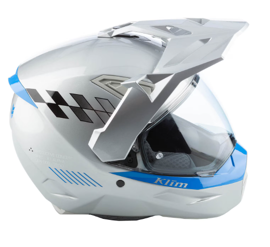 NEW Klim X1 Alpha Helmet ECE/DOT Gloss Concept High-Rise Electric Blue Lemonade