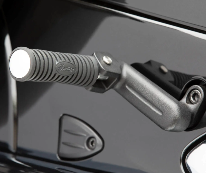 NEW Indian Passenger Pegs in Matte Black, Pair 2880667-626