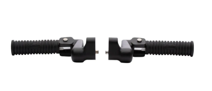 NEW Indian Passenger Pegs in Matte Black, Pair 2880667-626