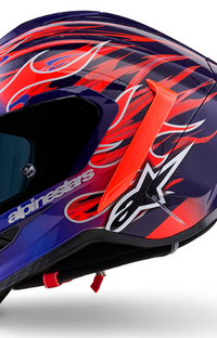 NEW Alpinestars SR10 Supertech R10 Flyte Purple Helmet In Stock