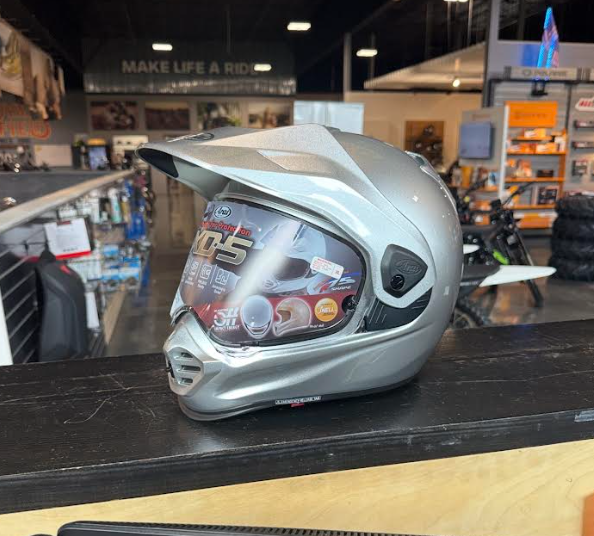 Arai XD-5 Aluminum Silver XL Helmet