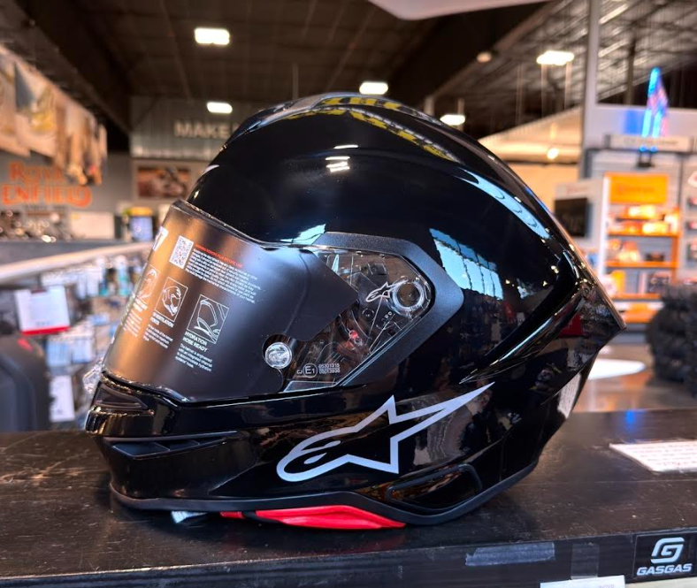Alpinestars S-R7 Black Glossy XL Helmet