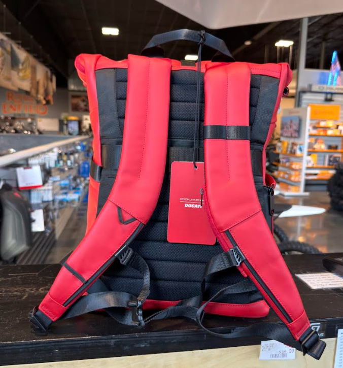 Ducati D-Piquadro Roll Backpack Red 987801901