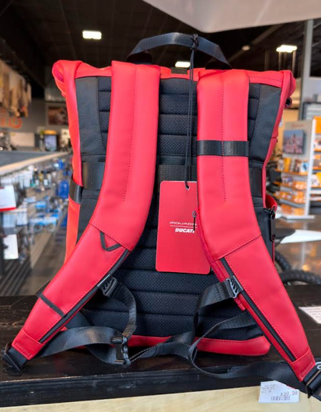 Ducati D-Piquadro Roll Backpack Red 987801901