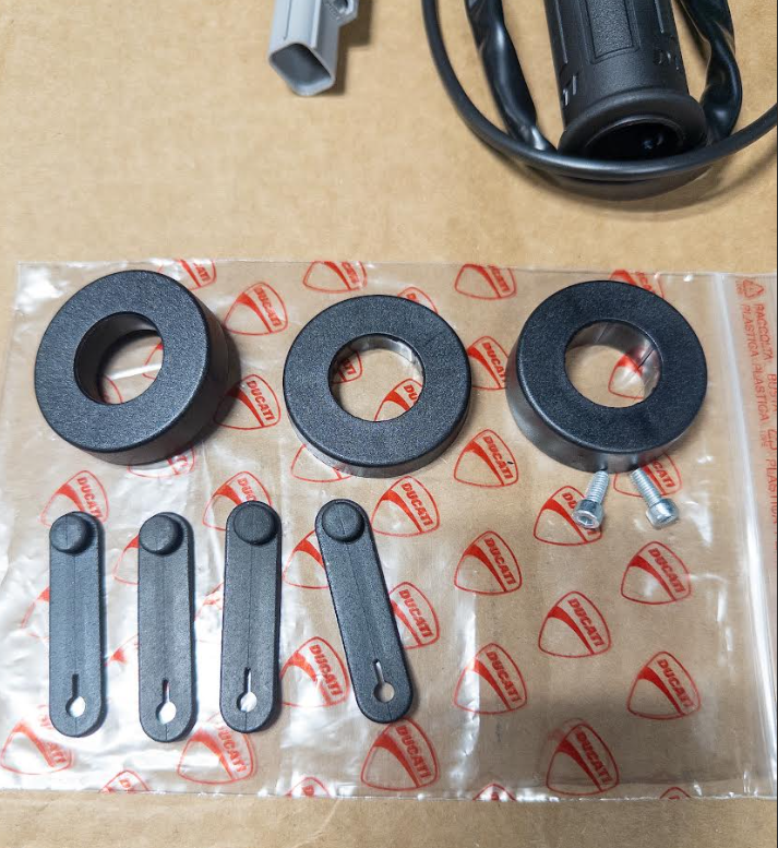 NEW Ducati OEM Genuine Heated Grip Set 96680574A