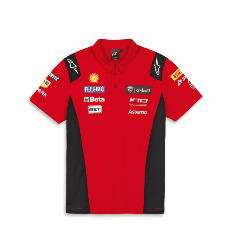 NEW Ducati Alpinestars GPMX Team Replica 26 Polo Shirt XL 987805006