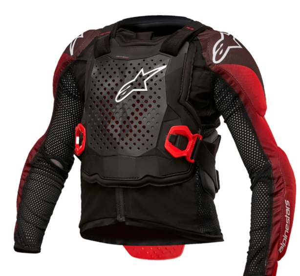 Alpinestars Bionic Tech Youth Body Armor S/M Black White Red 27011258