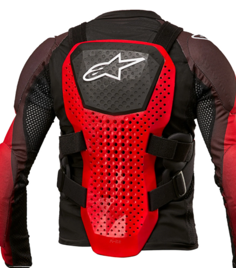 Alpinestars Bionic Tech Youth Body Armor S/M Black White Red 27011258