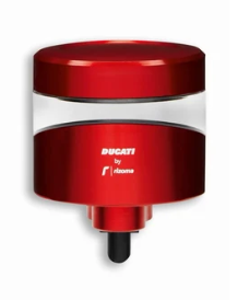 Ducati Rizoma Billet Brake Fluid Reservoir Red CNC Aluminum 96180581AB