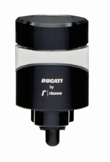 Ducati Rizoma Billet Clutch Fluid Reservoir Black CNC Aluminum 96180511AA