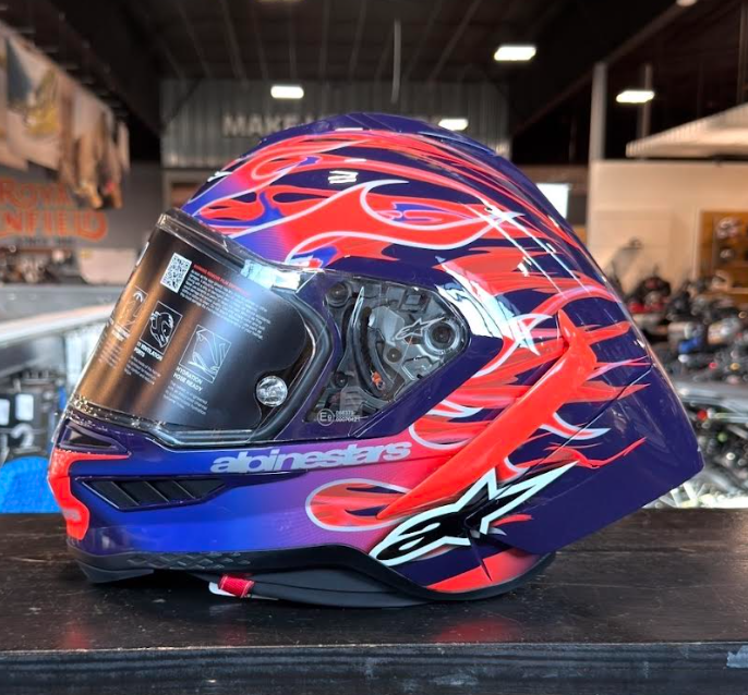 NEW Alpinestars SR10 Supertech R10 LE Flyte Purple Small Helmet
