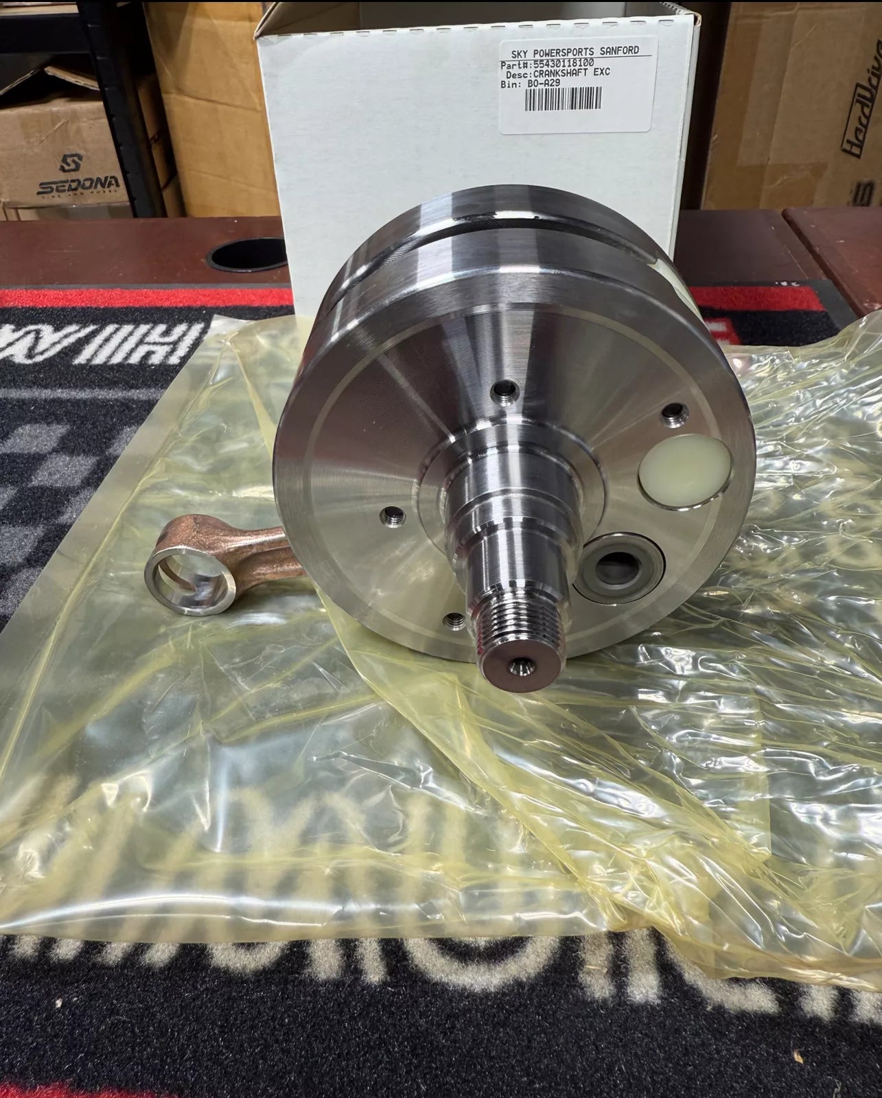 NEW KTM GASGAS HUSQVARNA CRANKSHAFT 250 300 250i 300i EX EC TX TC 55430118100