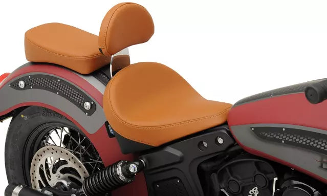 Indian Steel Extended Reach Rider Backrest Support, Chrome 2880871-156