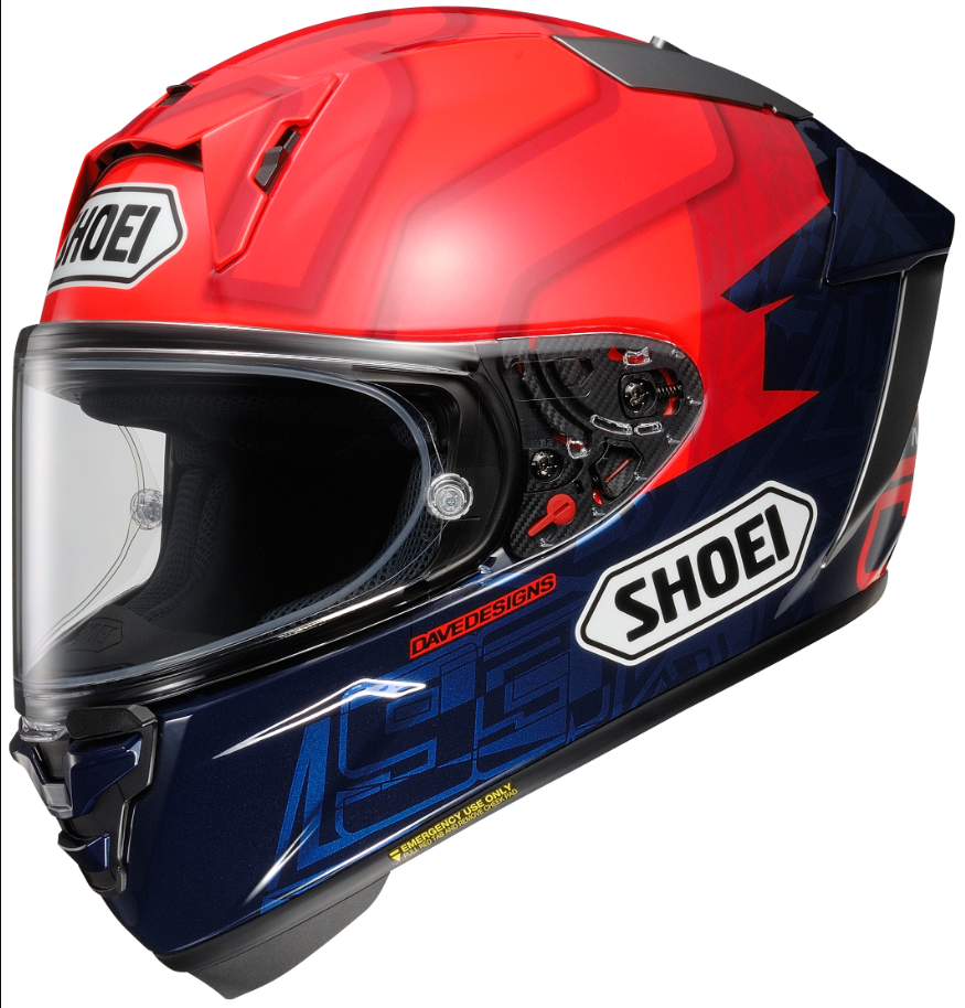 NEW Shoei X-15 Marquez 7 TC-1 LRG 0105130106
