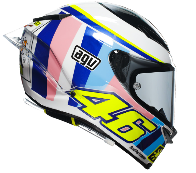 NEW AGV 2024 Pista GP RR Assen 2007 Retro Helmet – Ducati Bros