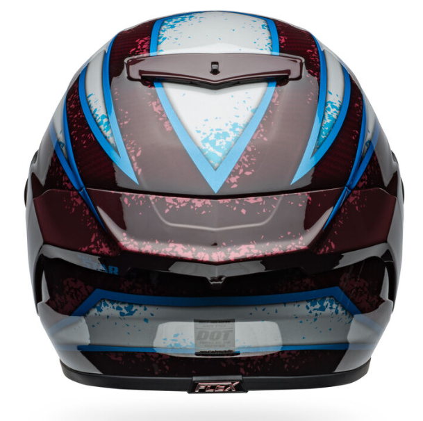 NEW Bell Racestar DLX Flex Xenon Red/Silver