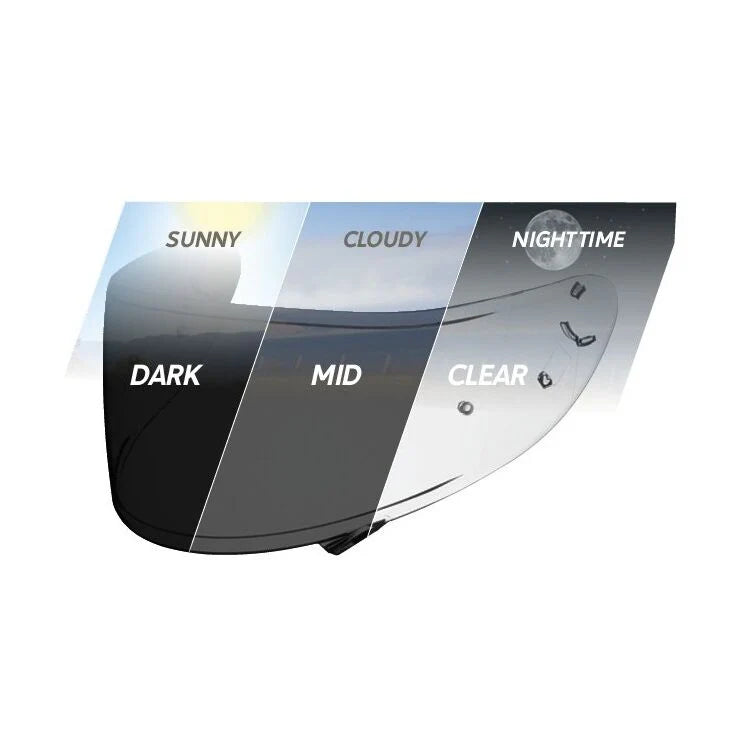 SHOEI CWR-F2 Pinlock® Ready Face Shield, designed exclusively for RF-1400 and X-Fifteen