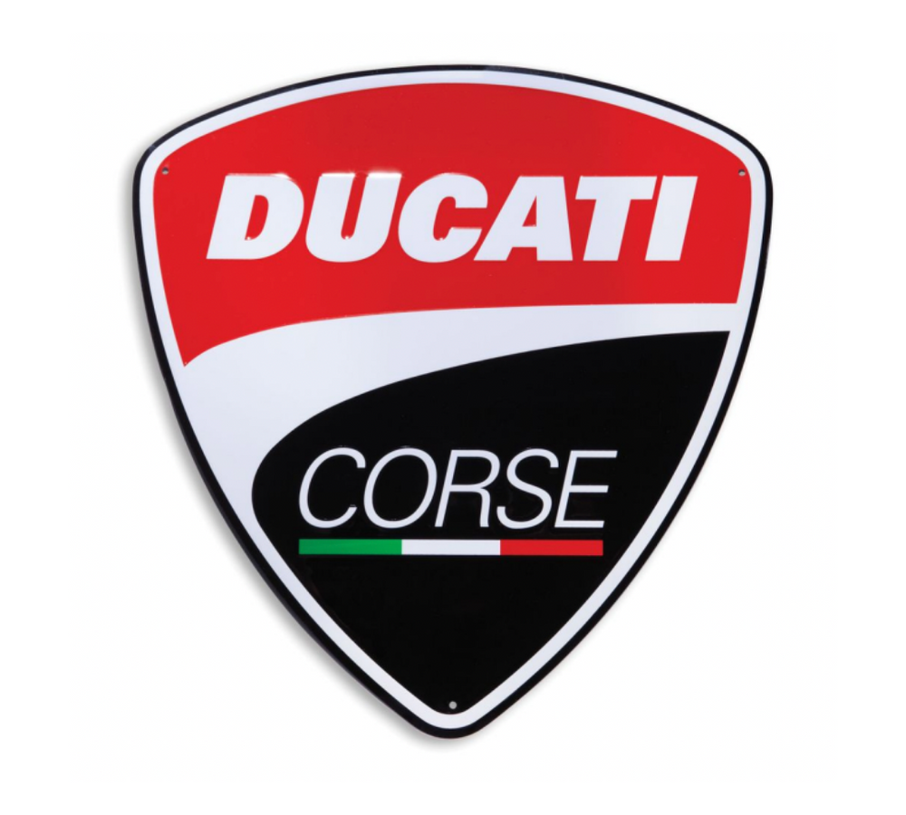 Ducati Corse Metal Wall Sign