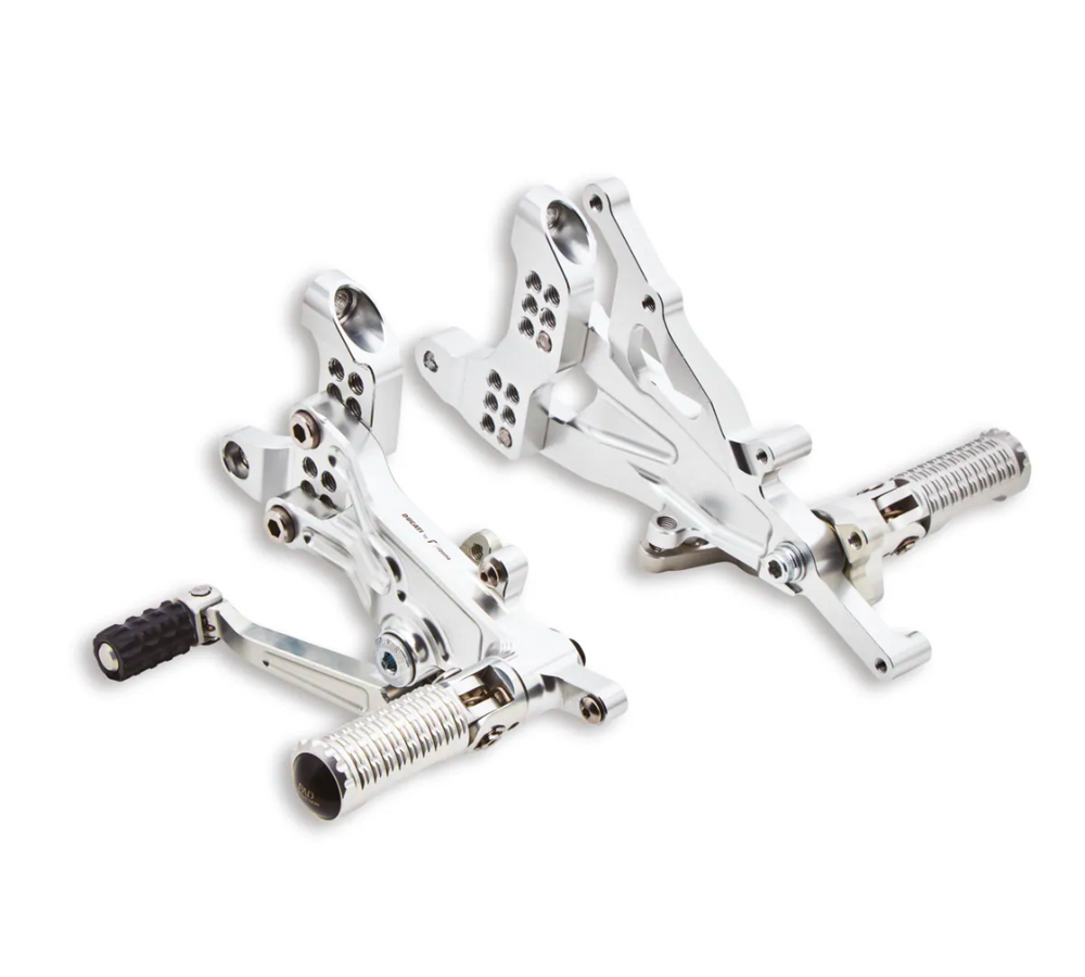 Panigale Adjustable Rider Footpegs In Aluminium