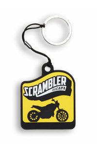 Scrambler Bike Key Ring