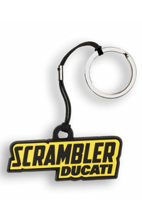 Scrambler Logo Key Ring