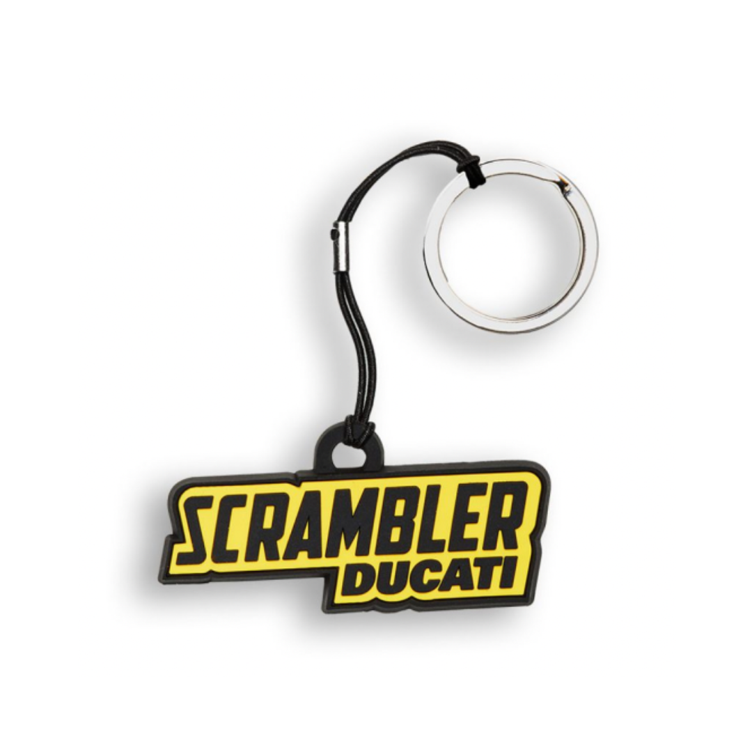 Scrambler Logo Key Ring