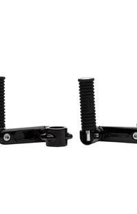 Indian Infinite Highway Pegs in Black, Pair
